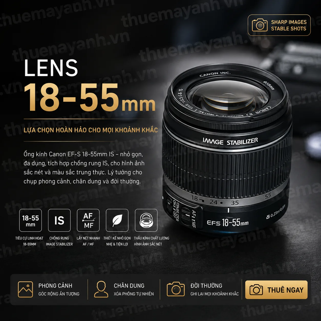 Lens 18-55 - ảnh chính