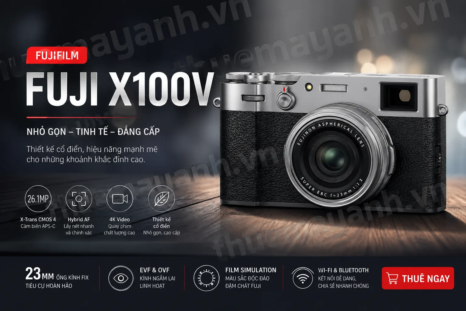 Fujifilm X100v - ảnh chính