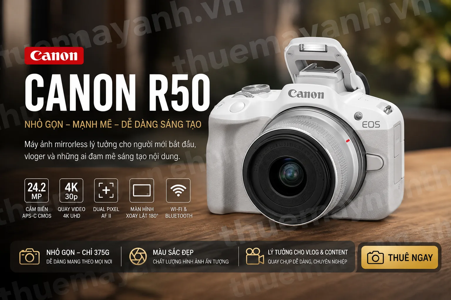 Canon R50 - ảnh chính