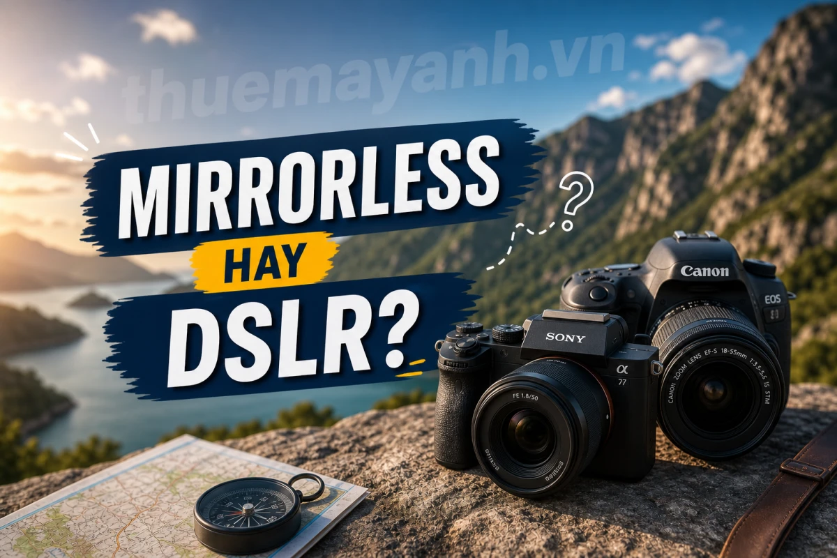 Mirrorless Hay DSLR: Nên Thuê Loại Nào Cho Người Mới Bắt Đầu?