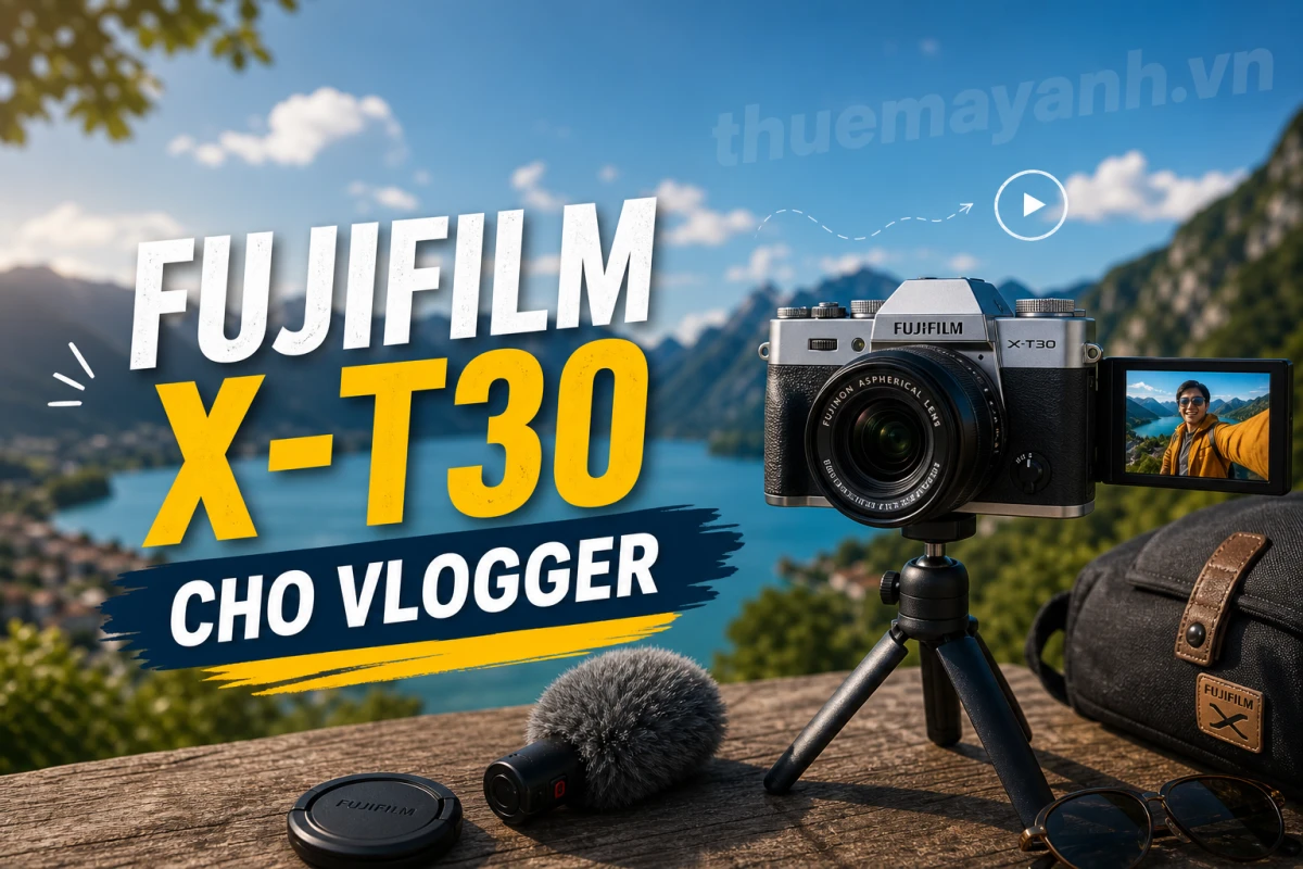 Review Fujifilm X-T30: Máy Ảnh Mirrorless Đáng Thuê Cho Vlogger Tại TP.HCM