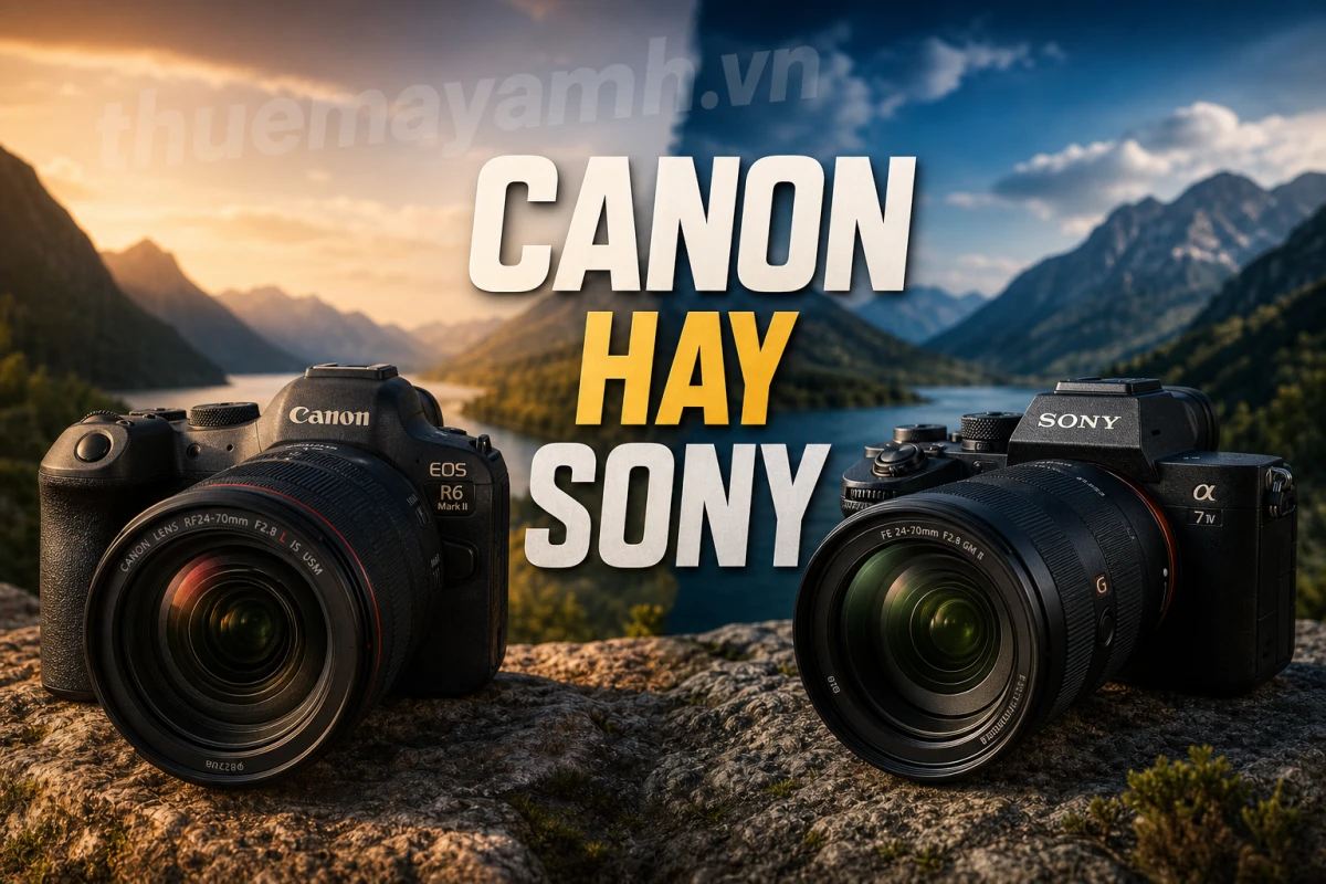 Canon Hay Sony: So Sánh 2 Hệ Máy Ảnh Phổ Biến Nhất Hiện Nay