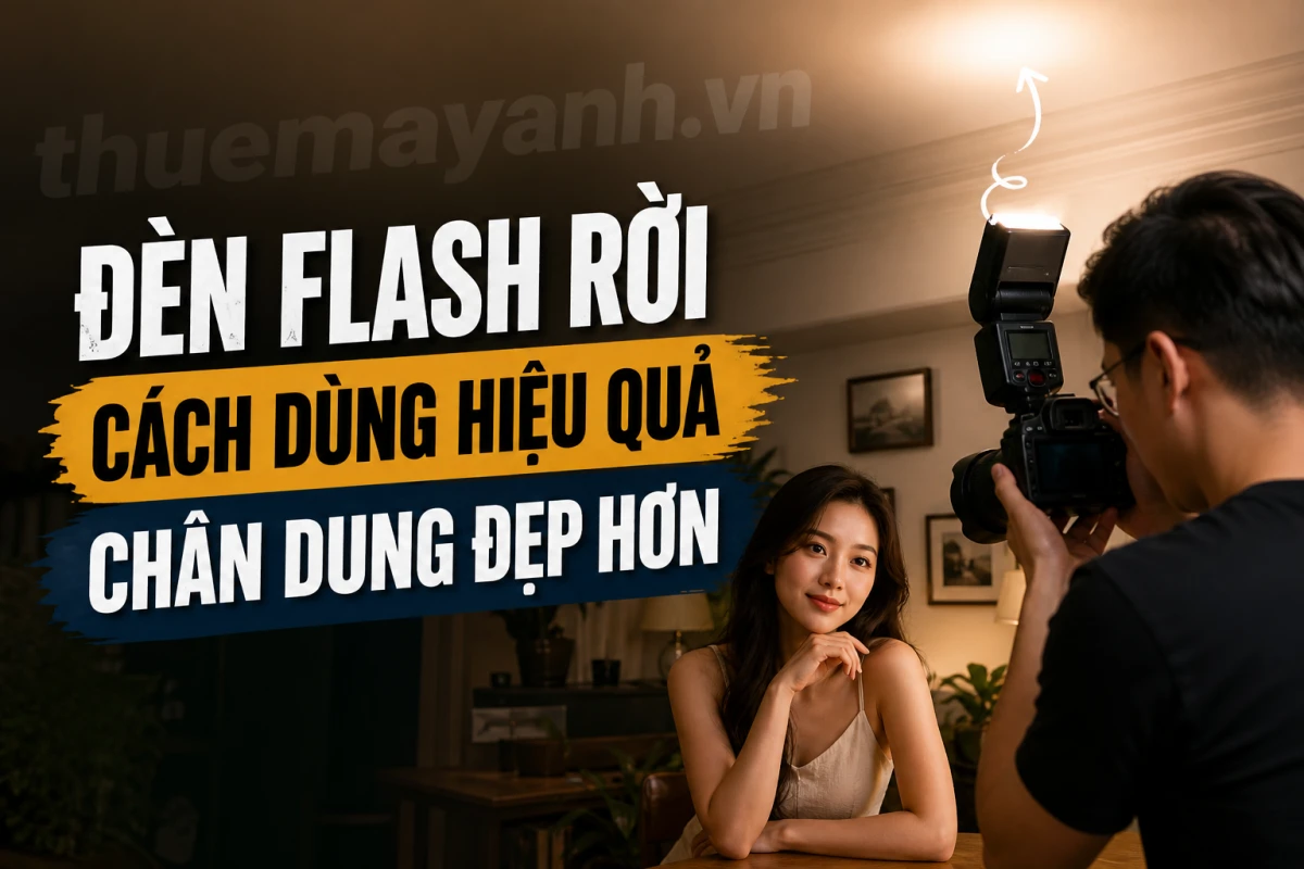 Đèn Flash Rời: Hướng Dẫn Dùng Để Chụp Chân Dung Đẹp Hơn