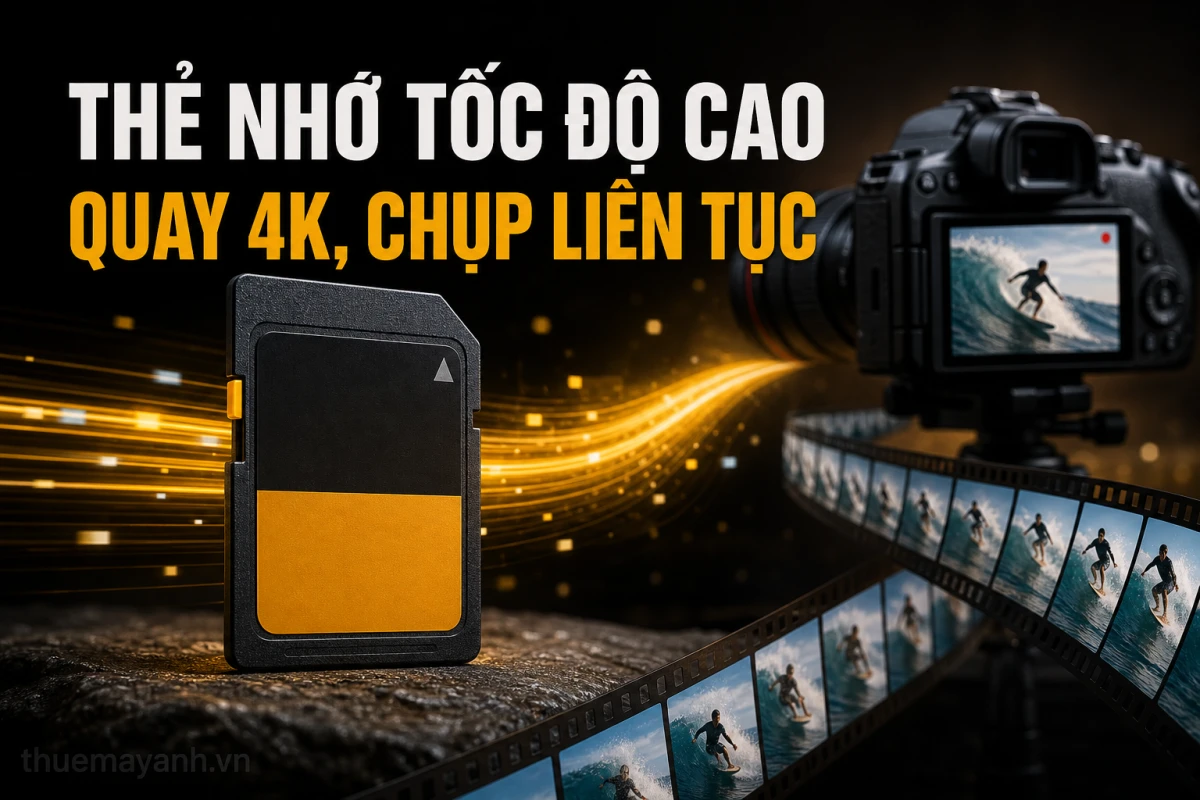 Thẻ Nhớ Tốc Độ Cao: Chọn Loại Nào Cho Quay 4K, Chụp Liên Tục?