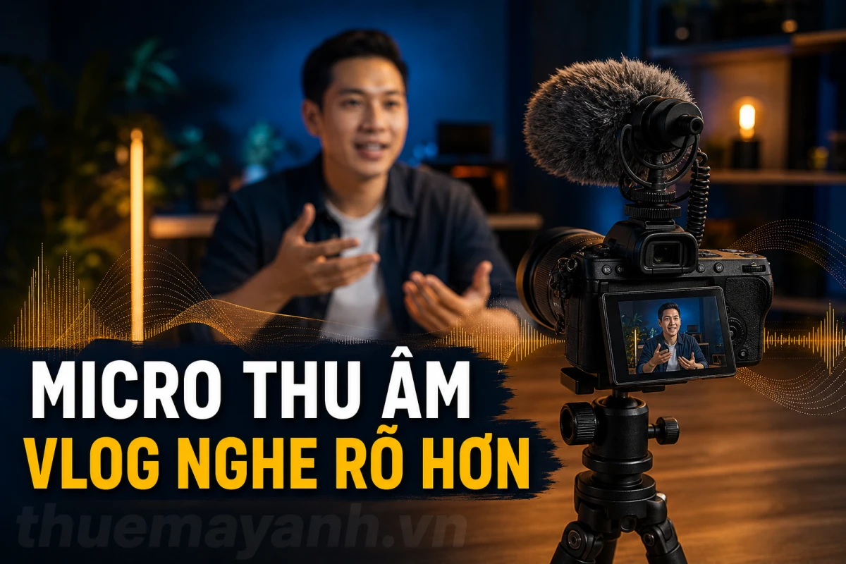 Micro Thu Âm: Nâng Tầm Chất Lượng Âm Thanh Vlog Của Bạn
