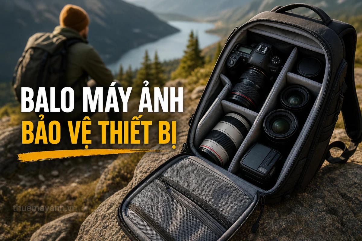 Balo Máy Ảnh: Chọn Loại Bảo Vệ Thiết Bị An Toàn, Tiện Lợi