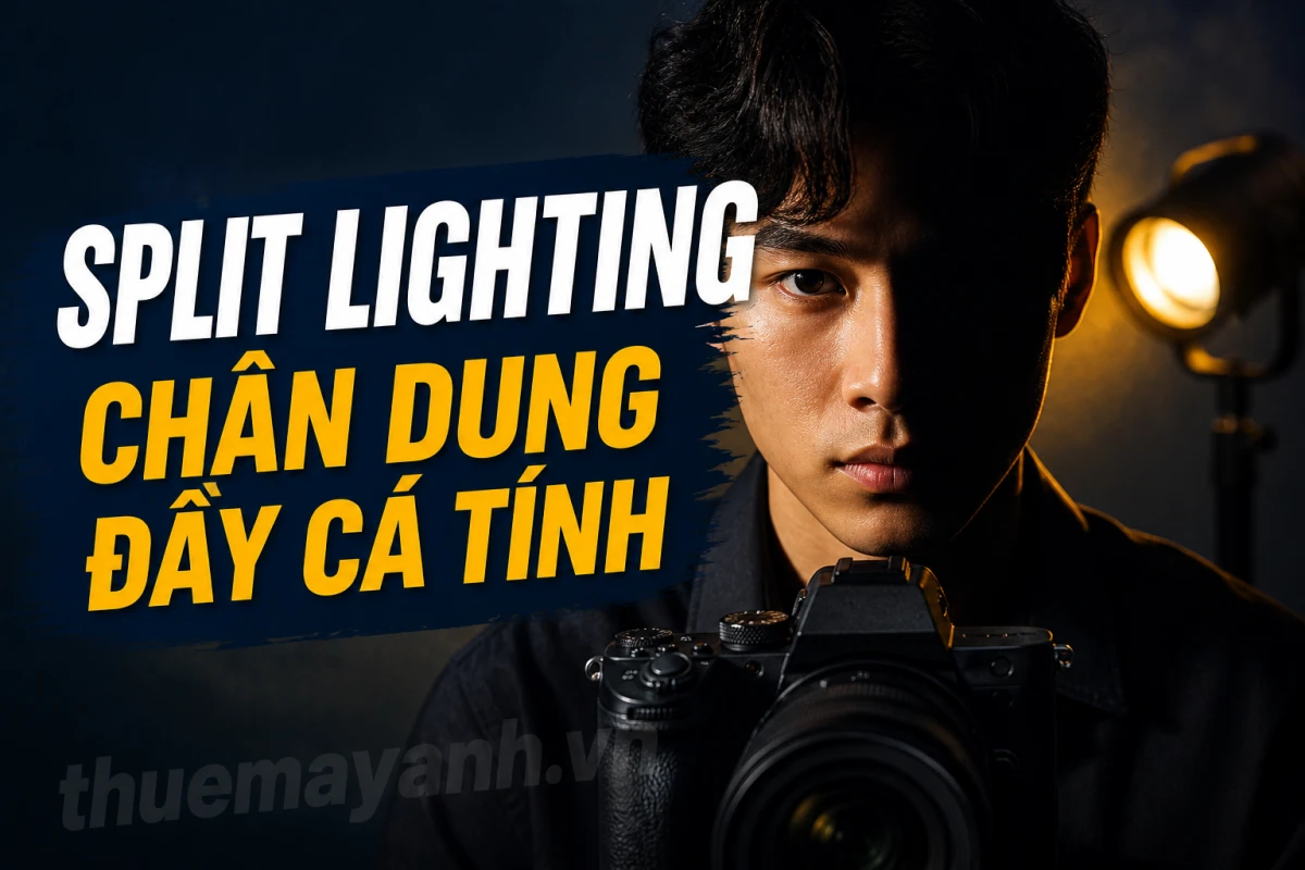 Tạo Ảnh Chân Dung Nổi Bật Với Kỹ Thuật Ánh Sáng Tách (Split Lighting)