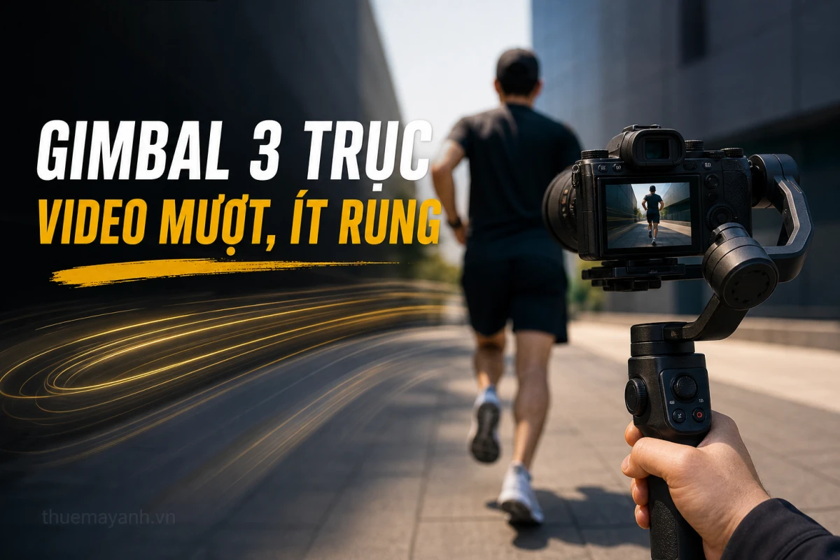 Gimbal 3 Trục: Thiết Bị Chống Rung Tốt Nhất Cho Video Chuyên Nghiệp