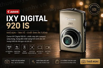 Thuê Máy Ảnh Canon IXY Digital 920 IS tại TP.HCM