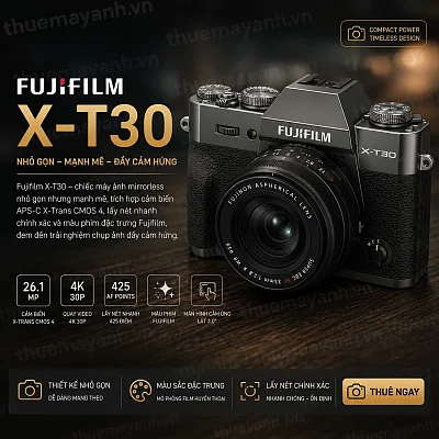 Thuê Máy Ảnh Fujifilm XT30 tại TP.HCM